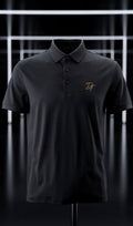 POLO NERA LOGO ORO RICAMATO - PRE ORDINA ORA!