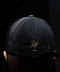 CAPPELLINO NERO PREMIUM LOGO DF RICAMATO ORO - PRE ORDINA ORA!